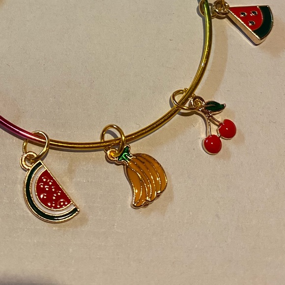 “Juicy Fruit” Rainbow Expandable Bracelet - Picture 3 of 3